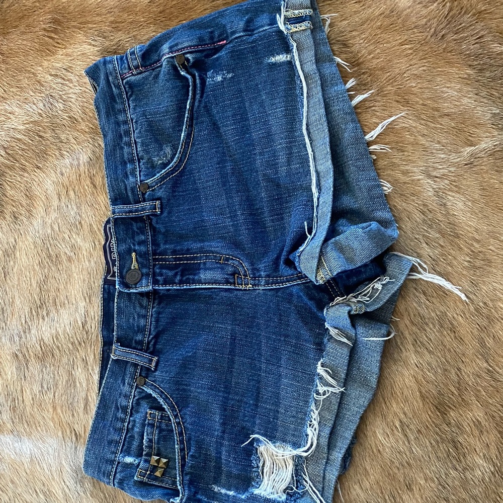 PINK  Denim Short Shorts